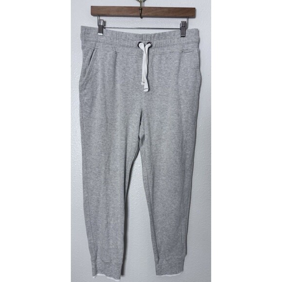 Faherty Pants - Faherty Sweater Jogger Pants – Light Heather Grey (style WBC0029-LHG)  Size L